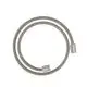 AXOR-HG-AXOR-ShowerSolutions-Textilbrauseschlauch-1-25-m-mit-zylindrischen-Muttern-Edelstahl-Optic-28228800 gallery number 1